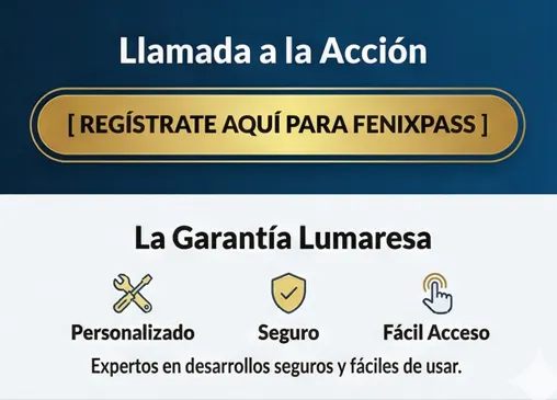 Regístrate en FenixPass con la Garantía Lumaresa: personalizado, seguro y de fácil acceso
